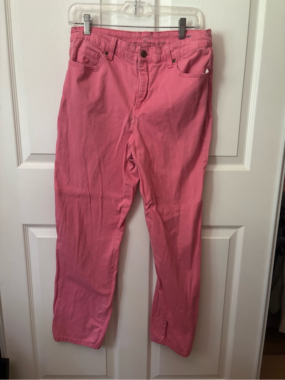 Women's Pink Straight-Leg Jeans
